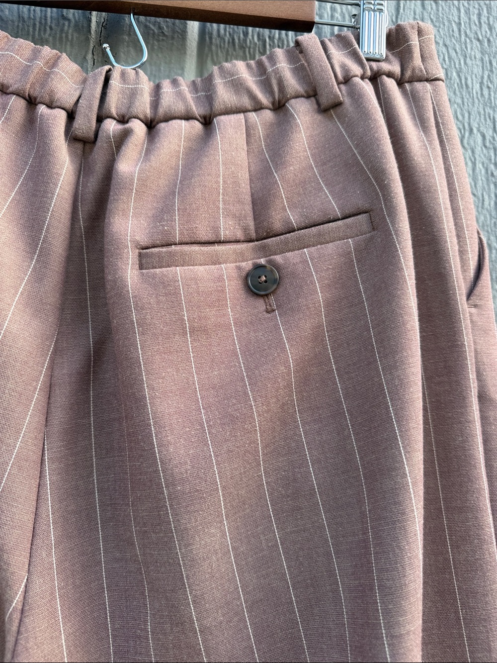 Anthropologie Maeve The Avery Pleated Wide-Leg Trousers Size: L - Picture 7 of 11